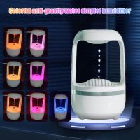 ▩✚ 500ML Anti-gravity Air Humidifier Creative Colorful Countercurrent Humidifier Moisturize Skin Relieve Fatigue for Office Home