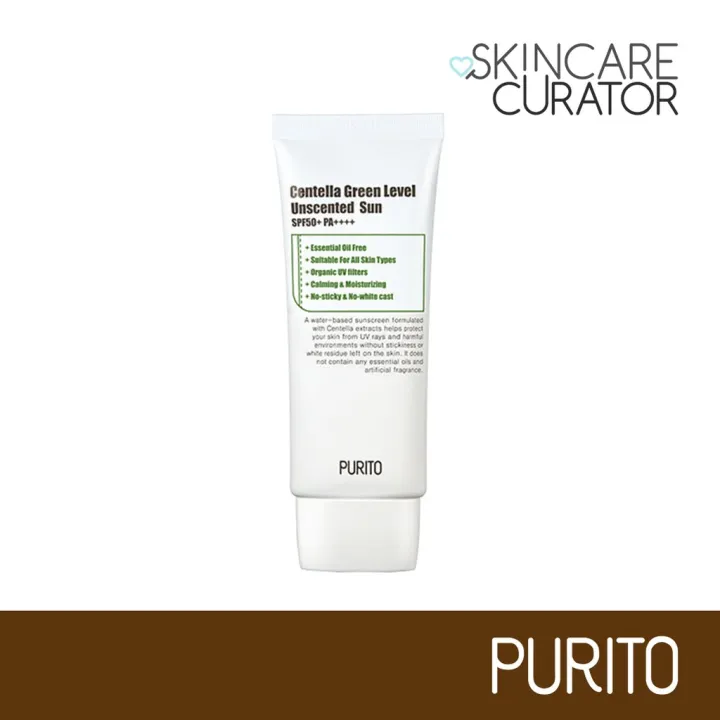 Purito Centella Green Level Unscented Sun SPF50+ PA++++ 60ml | Lazada PH