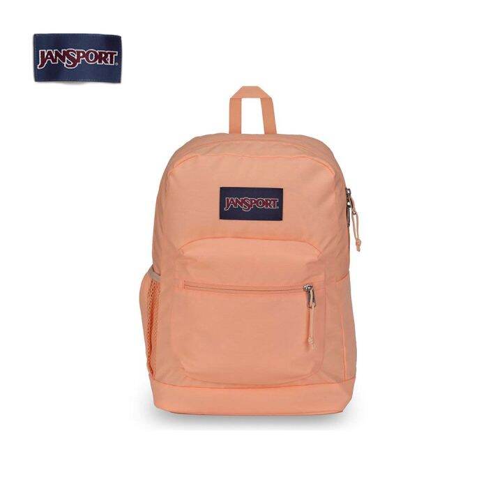 JanSport Cross Town Plus Backpack Peach Neon Women 26L | Lazada PH