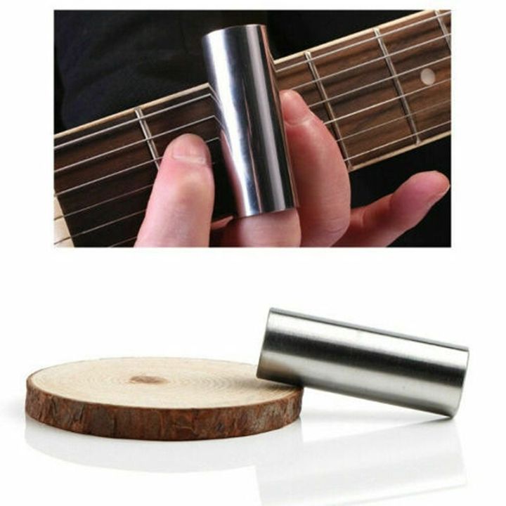 2pcs-60mm-guitar-finger-slide-finger-slider-stainless-steel-glass-for-stringed-instrument-smooth-edge-for-guitar-players