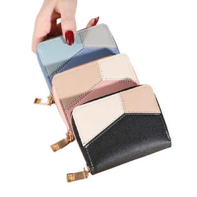 GUCSELECTED(B1363) -กระเป๋าสตางค์ใบสั้นลายสีทรูโทน กระเป๋าสตางค์แฟชั่น กระเป๋าใส่เหรียญ กระเป๋าสตางค์ผู้หญิง