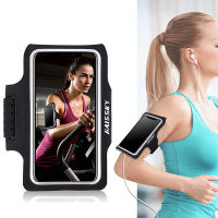 HAISSKY 186 Running Sport Phone Armbands Case Universal Ultra-thin On Hand GYM Work Out Arm Band Pouch for iPhone Samsung Xiaomi-Naoei