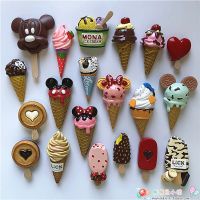 Strawberry Chocolate Ice Cream Ice Cream Popsicle Resin Fridge Magnet