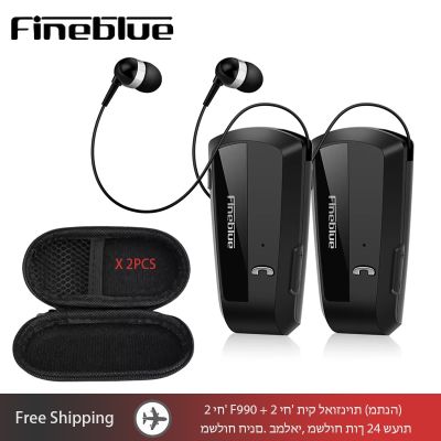 ชุดหูฟัง Fineblue F990 Pro Bt5.0 2ชิ้น,ชุดหูฟังไดร์เวอร์หูฟังหูฟังบลูทูธสเตอริโอแบบสั่นสำหรับธุรกิจพับเก็บได้