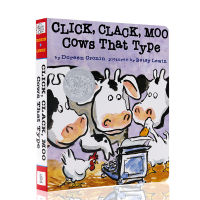 Click Clark moo cows that type caddick Silver Award paperboard Book Liao Caixing click moo childrens picture book