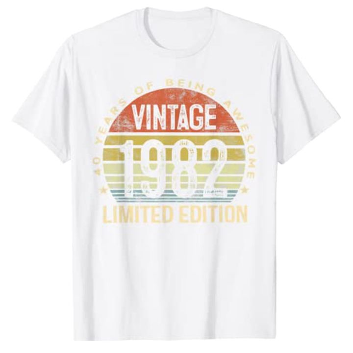 40-year-old-gifts-vintage-1982-limited-edition-40th-birthday-tshirt-best-seller-100-cotton-gildan