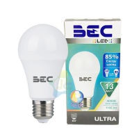 BEC หลอด LED Ultra 13W 9W Cool White คูลไวท์ 4000K E27