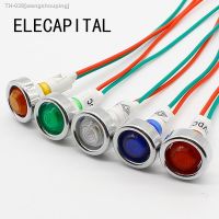 ◈♕∏ 10pcs 10mm 12V LED indicator light with 18cm wire sigal lamp