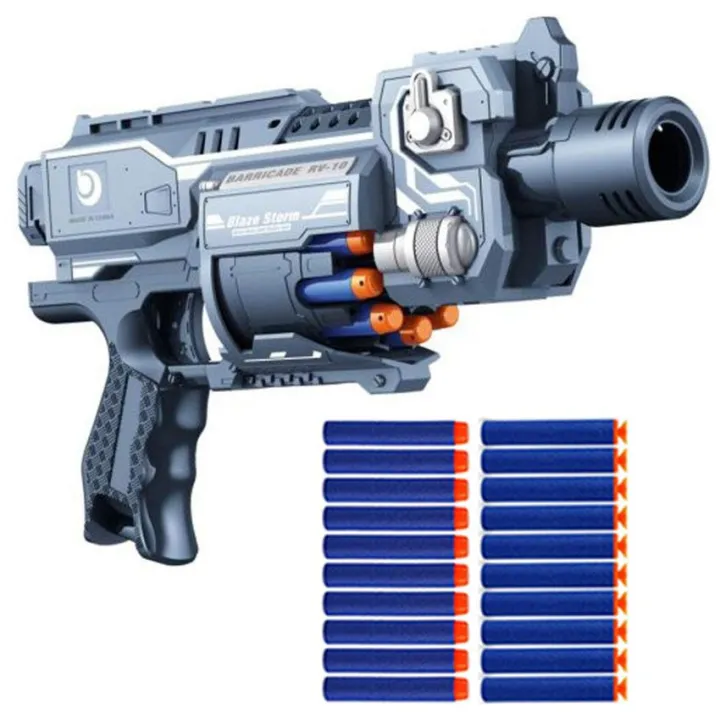 Blaze Storm Barricade RV-10 Battery Operated Semi Auto Nerf Gun & 20 ...