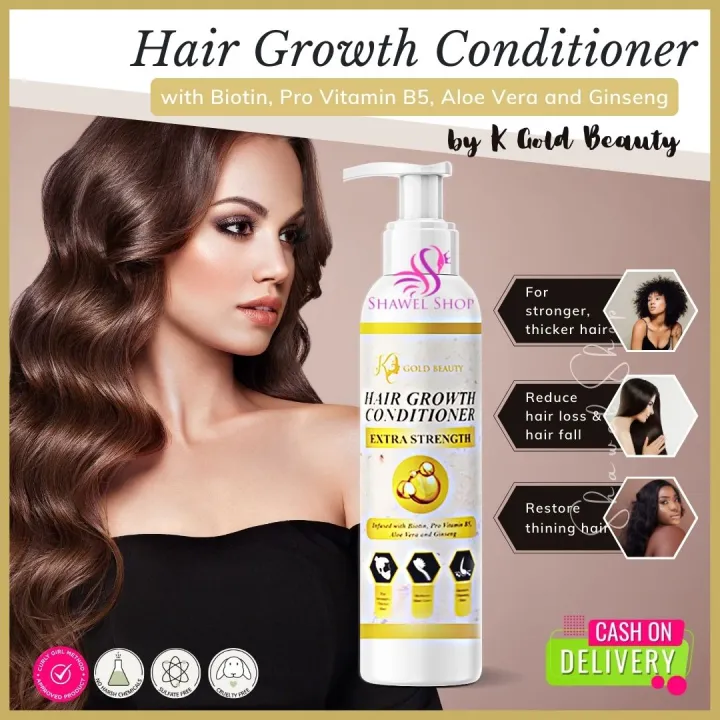SHAWEL | HAIR GROWTH CONDITIONER by K GOLD BEAUTY CGM Approved Infused with BIOTIN , ALOE VERA , SHAWEL | HAIR GROWTH CONDITIONER by K GOLD BEAUTY CGM Approved Infused with BIOTIN , ALOE VERA ,