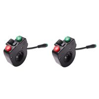 2Pcs Electric Scooter Waterproof Handlebar Headlight Horn Turn Signal Switch for KUGOO M4/PRO Electric Scooter Parts