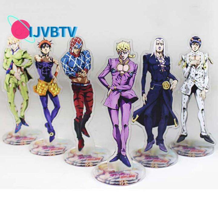 IJVBTV การ์ตูนอนิเมะ อะนิเมะ รุ่นสะสม ของเล่นตกแต่ง JoJo การ์ดตั้งโต๊ะ ...