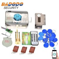 Wifi Module Remote Controls Wi-Fi Electronic Lockdc12v Integrated RFID Card Electronic Gate Door Locks Reading &amp;Rotating Open