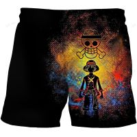 2023 Boys Bathing Shorts Childrens Trunks Cartoon Piece Luffy