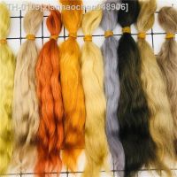 ﹊♟♨ xianhaochen048906 15 colors 20-25cm mohair for Reborn Mohair hand rooted 1/6 1/8 BJD doll wig Top baby hair Accessory