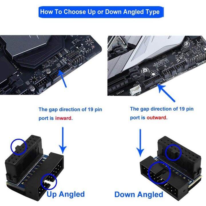 2-pcs-usb-3-0-20-pin-male-to-female-l-turn-90-degree-right-angle-power-adapter-board-for-motherboard