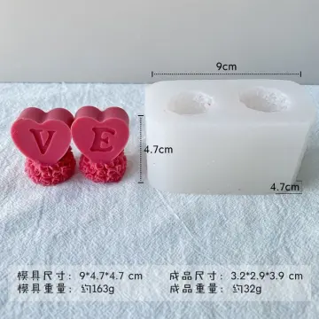 Hands Holding Heart Candle Mold-valentine's Heart Hands Love Candle Mold-heart  Candle Silicone Mold-epoxy Resin Cement Plaster Heart Mold 