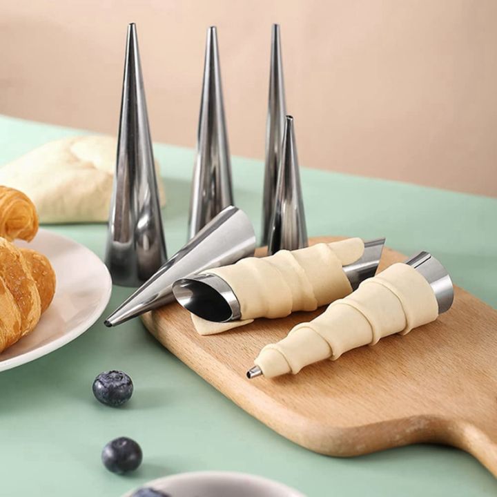 20pcs-cream-horn-molds-stainless-steel-cone-tubular-shaped-mold-croissant-mold-for-cannoli-tubes-with-cleaning-brush