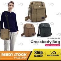 Verticoasis Men Casual Canvas Crossbody Messenger Bag