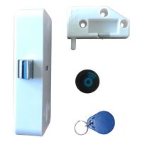 Invisible Smart Cabinet Door Lock Keyless Without Hole Hidden DIY RFID Lock Wooden Cabinet Drawer Locker Cupboard