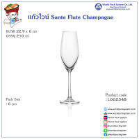 แก้วไวน์ Sante Flute Champagne รุ่น SANTE1026F07B 210 มล.