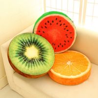 【CW】☸  Fruit Stump Cushion Watermelon Kiwi Wood Slice Sponge Core