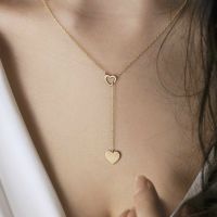 New Fashion Necklace Pendant Necklace Peach Heart Love Women 39;s Fashion And Personality Y-necklace With Simple Selling Wholesale