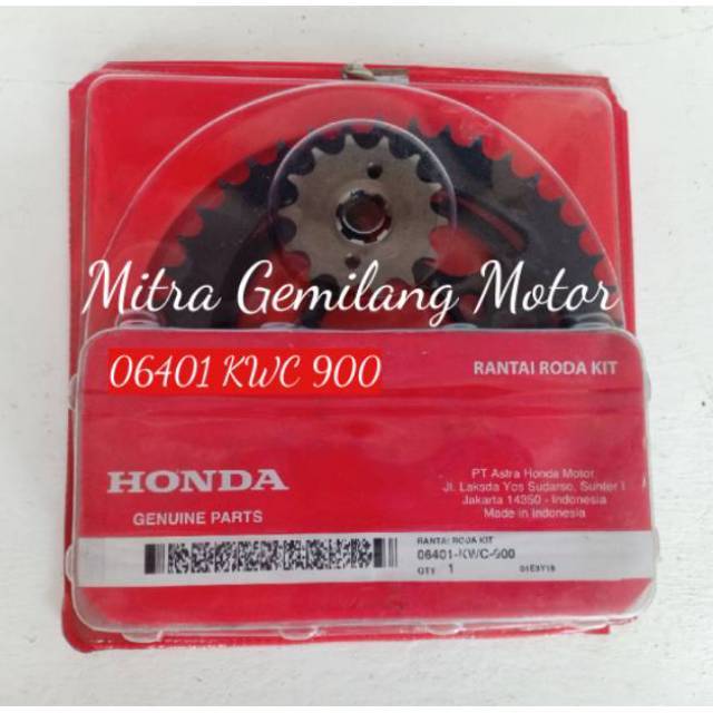 GEAR SET HONDA CS1 ASLI AHM 06401 KWC 900 Lazada Indonesia