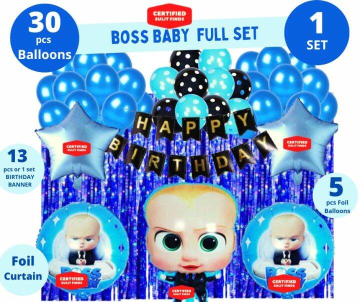Boss Baby Birthday Decoration Set Boss Baby Birthday Theme Set Boss