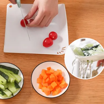 Cutting Board for Kitchen - 9-in-1 Multifunctional Cutting Boards - Durable Rice Husk - Collapsible Chopping Board - Space Saver - Fruit & Vegetable