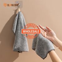 [ Wholesale Prices ]Bamboo Charcoal Cleaning Cloth Towel Rag Microfiber Non-stick Oil Soft Dishcloth Absorbent Household Home Kitchen Accessories