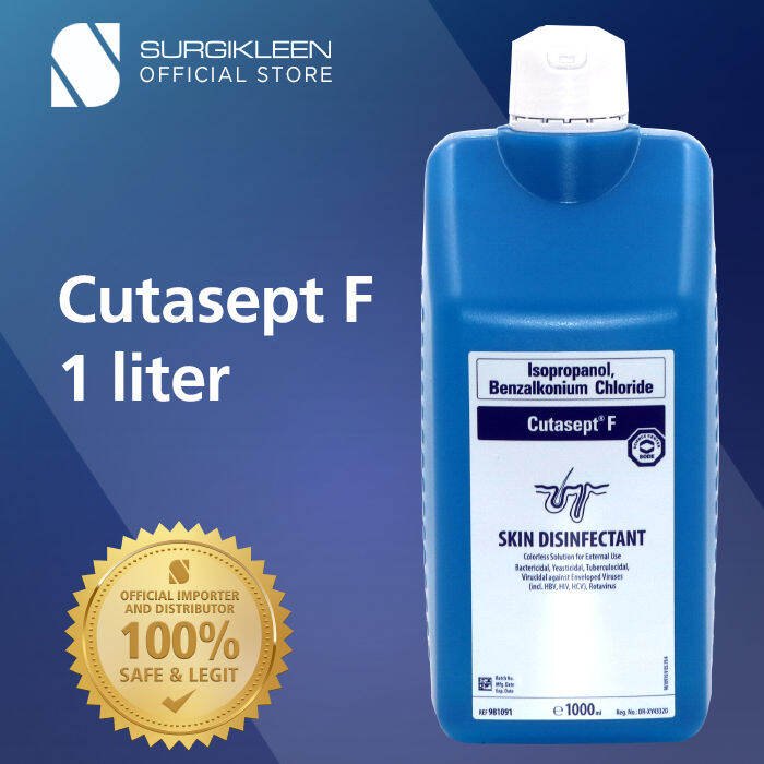 Cutasept F 1 Liter Alcohol Based Skin Disinfectant for Minor Cuts and