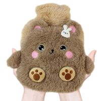 Hot Water Bottle Double Pocket Plush Bag High quality Classic Rubber Bottle For Hot Or Cold Water With A Cute Stuffed Animal Cap