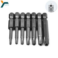 【cw】 7Pcs Pentacle Star Screwdriver Bit 1/4  39;  39; Shank 50mm Magnetic Five Wrench Socket T10/T15/T20/T25/T27/T30/T40