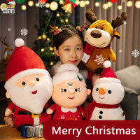 Tribe Christmas Snowman Plush Dolls Plush Toys Mini Animal Charactors เหมาะสำหรับตกแต่งบ้านสำนักงานห้องนอน