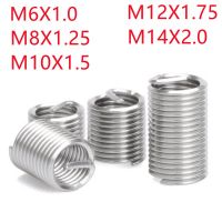 Wire Thread Insert Screw Bushing M6 M8 M10 M12 M14 Thread Repair Stainless Steel Nails Screws Fasteners