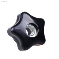 ▩☎☃ 5Pcs M6 M8 M10 M12 M14 M16 Plum Bakelite Hand Tighten Nuts Handle Star Mechanical Black Thumb Nut