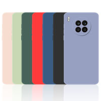 For Honor 50 Lite Case Cover Nova 8i 8 9 Mate 20 Lite 30 40 Pro Plus P40 Soft Liquid Silicone Bumper Phone Case Honor 50