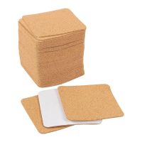 New Self-Adhesive Cork Coasters,Cork Mats Cork Backing Sheets for Coasters and DIY Crafts Supplies (50 Square)