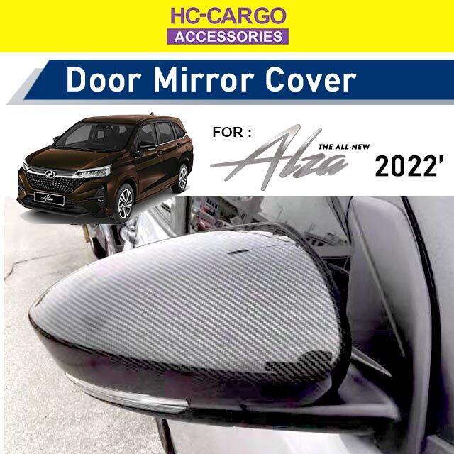 Hc Cargo Perodua Alza 2022 (D27A) Side Mirror Cover Carbon Fibre ...