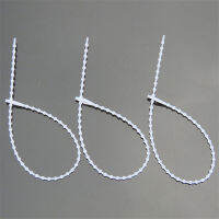 100ชิ้น Kabel Zable Hubungan Zip Plastik &amp; Ikatan Simpul 18ปอนด์ UL RoHS SGS Diluluskan Gelung Balut Nilon Zip Hubungan 50ชิ้น