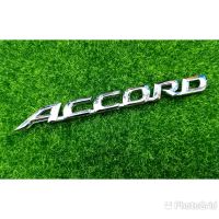 AD. โลโก้ Accord สีโคมเมี่ยม สำหรับติดท้ายรถ