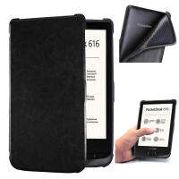 Kes Afesar untuk PocketBook 606628633 EReader เคสแบบพับปิดได้นิ่ม Lebih Kuat Melindungi รุ่น Anda 632616627 Ebook Ultraslim