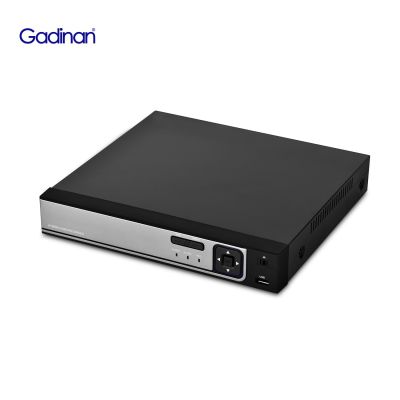 J44 Gadinan H.265 + 4CH/8CH POE เครื่องบันทึกกล้องวงจรปิดวิดีโอ8MP อัลตร้า HD DVR ตรวจจับใบหน้า P2P กล้องรักษาความปลอดภัยไอพีเครือข่าย