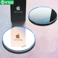 50W Wireless Charger Pad สำหรับ 14 13 12 11 Pro XS Max X XR 8 Plus สำหรับ Samsung S22 S21 S20 S10 S10e S8 Fast Charging