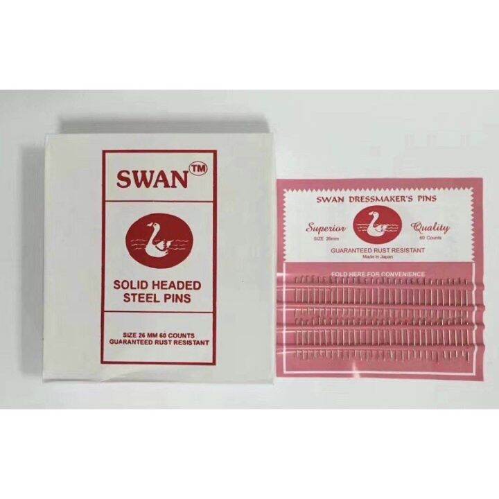 Swan Pin (dressmaker Pins) Per Box | Lazada PH