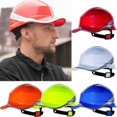 ◆ 2019 Delta Plus DIAMOND V UP Safety Helmet Hi Vis Builders Hard Hat with Chin Strap Protect Head