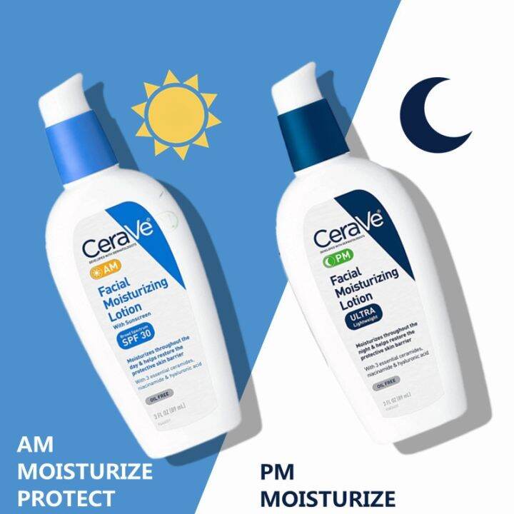 Cerave 89Ml Facial Moisturizing Lotion Nicotinamide Hyaluronic Acid