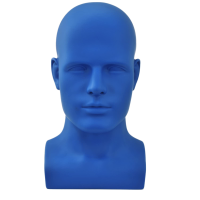 Male Mannequin Head Professional Manikin Head for Display Wigs Hats Headphone Display Stand