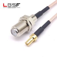 ✽ TS9/CRC9 male gold-plated to F female imperial TS9/F-JK custom RG174 RG316 cable 15cm